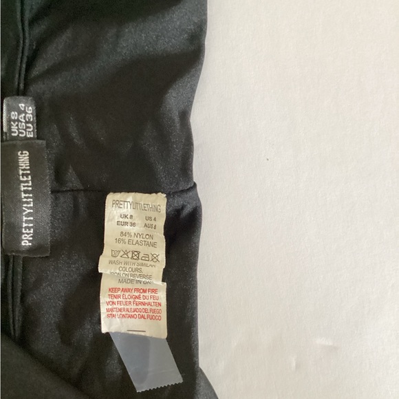 PrettyLittleThing black bandeau size 4 - Picture 5 of 5